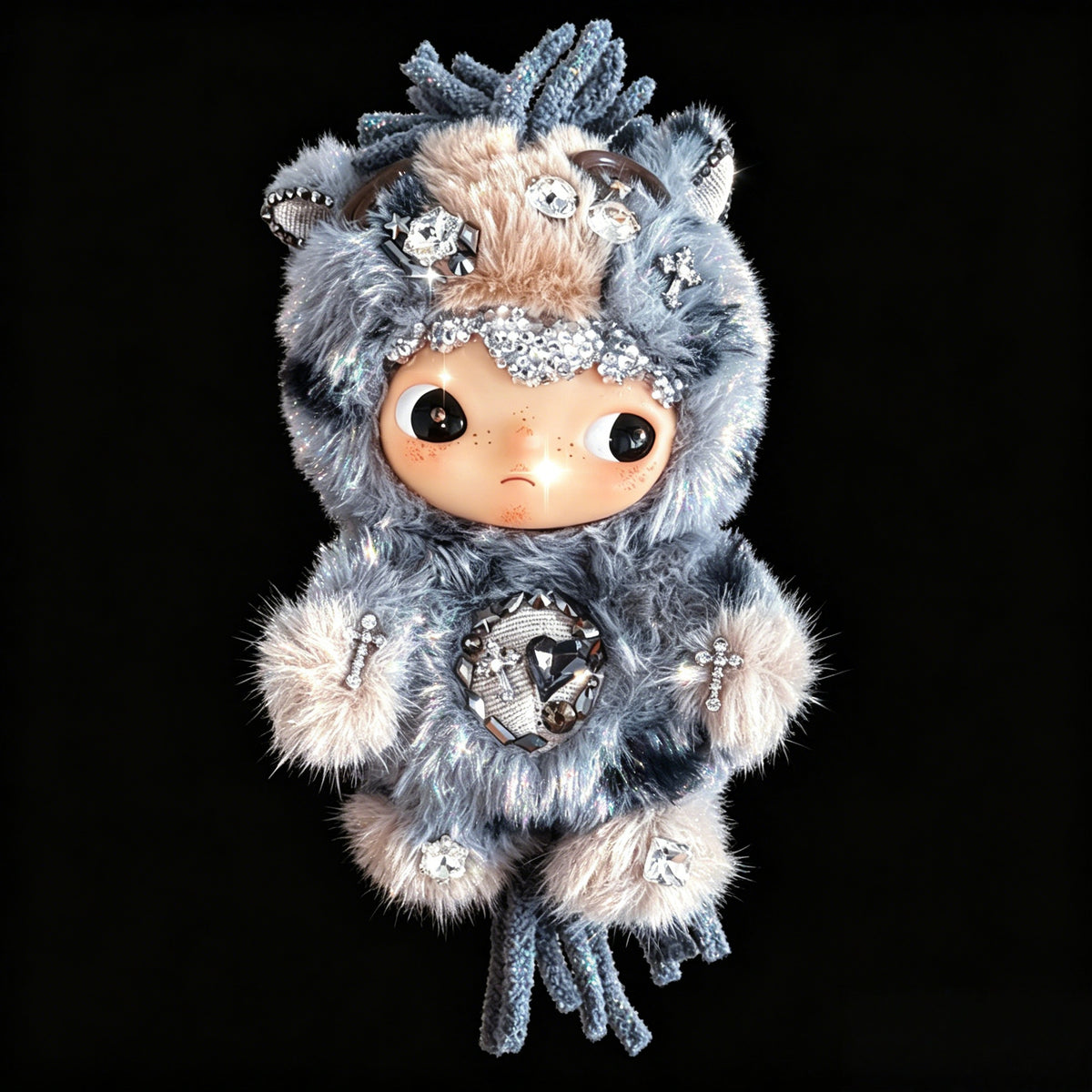 【popmart100%genuine】 Little Wild diy diamond doll customization