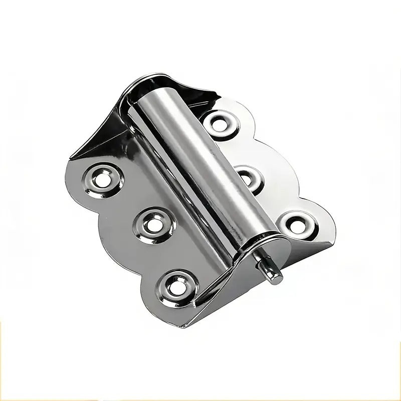 4 Pcs Spring Loaded Hinges Stainless Steel Self Closing Screen Door Hinges 2.4 x 3 Inch for Home Interior, Exterior Doors and Commercial Use